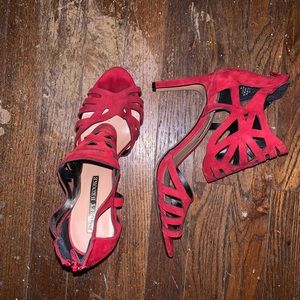 Audrey Brooke red heel